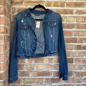 brand new hollister denim jacket